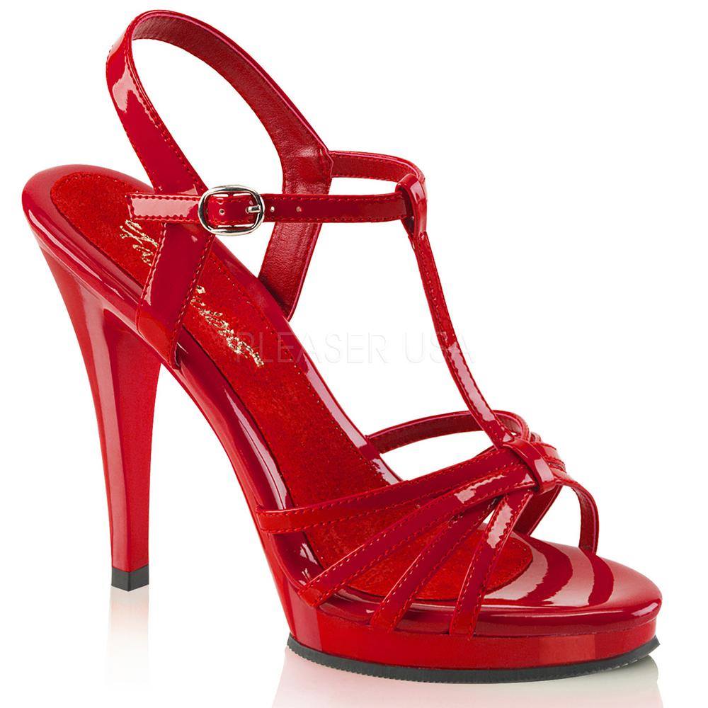 Fabulicious - FLAIR420 Ankle strap sandal - Red Product image